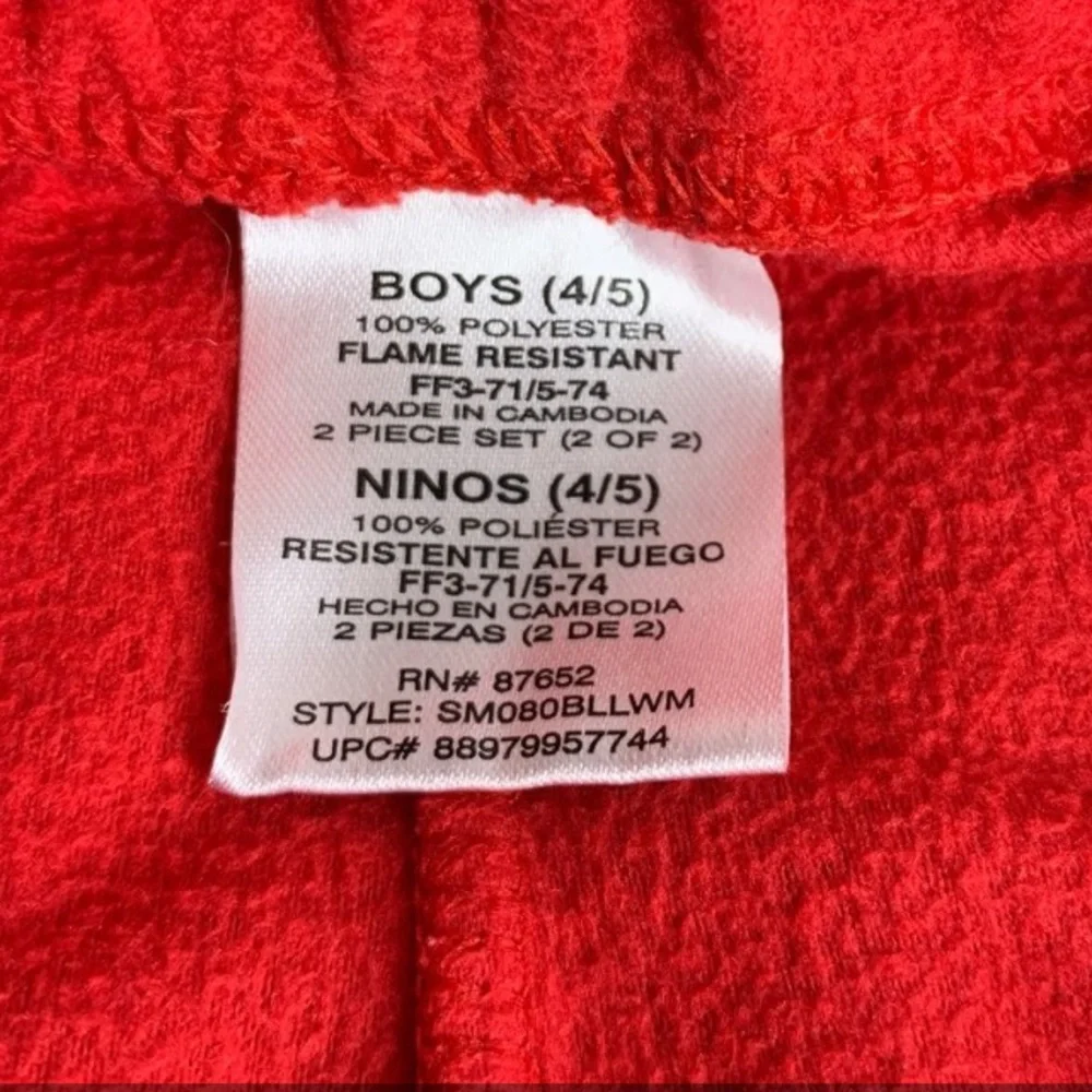 Marvel Fleece‎ Spider-Man PJs Size: 4/5